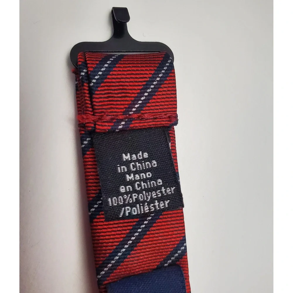 Wembley Polyester Bow Tie Red Blue‎ White Checked 2